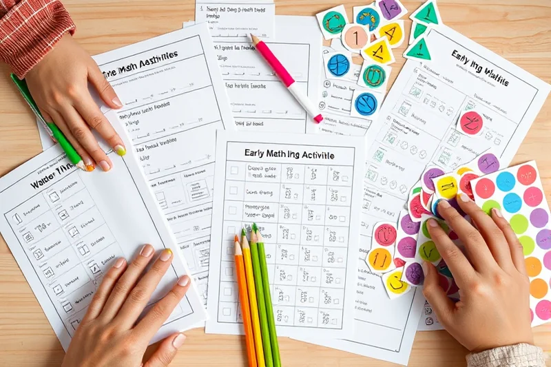 early math activities by age grade checklist — Early Math Activities By Age Grade Checklist (the finished result)
