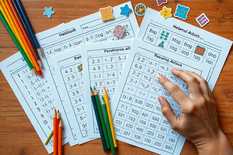 early math activities printables worksheets for beginners — Early Math Activities Printables Worksheets For Beginners (the finished result)