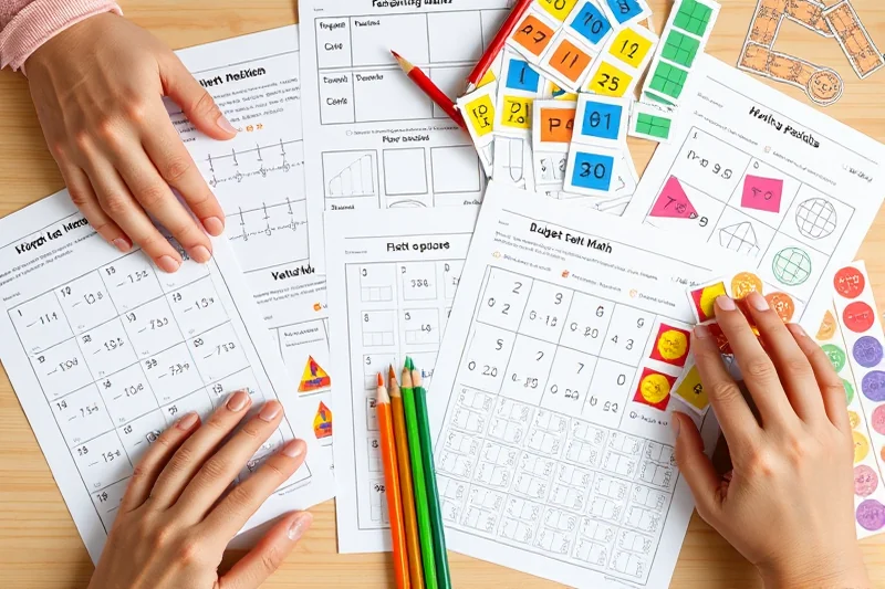 budget early math activities for beginners — Budget Early Math Activities For Beginners (the finished result)