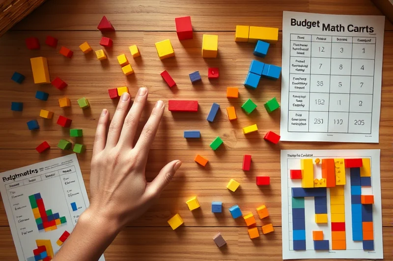 budget early math activities games — Budget Early Math Activities Games (the finished result)