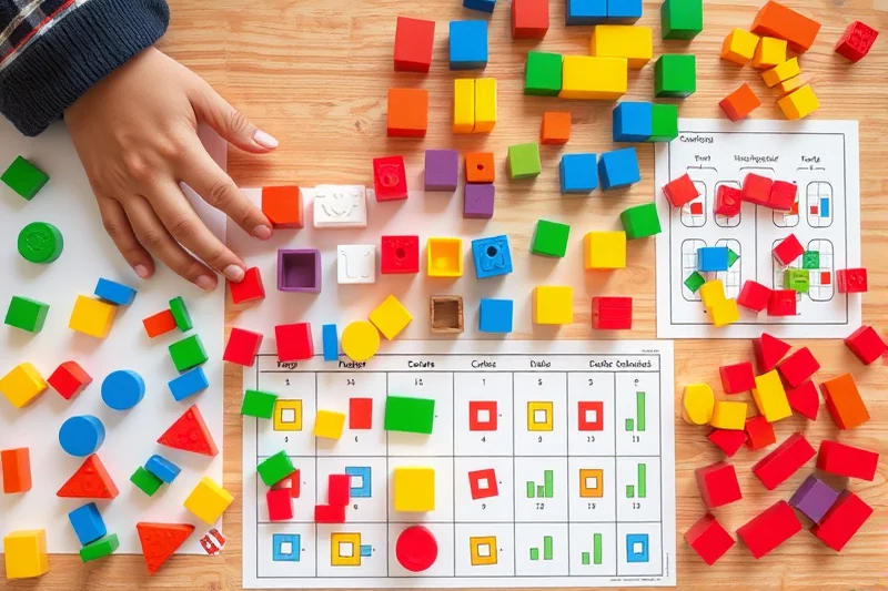 early childhood education math activities comparison — Early Childhood Education Math Activities Comparison (the finished result)