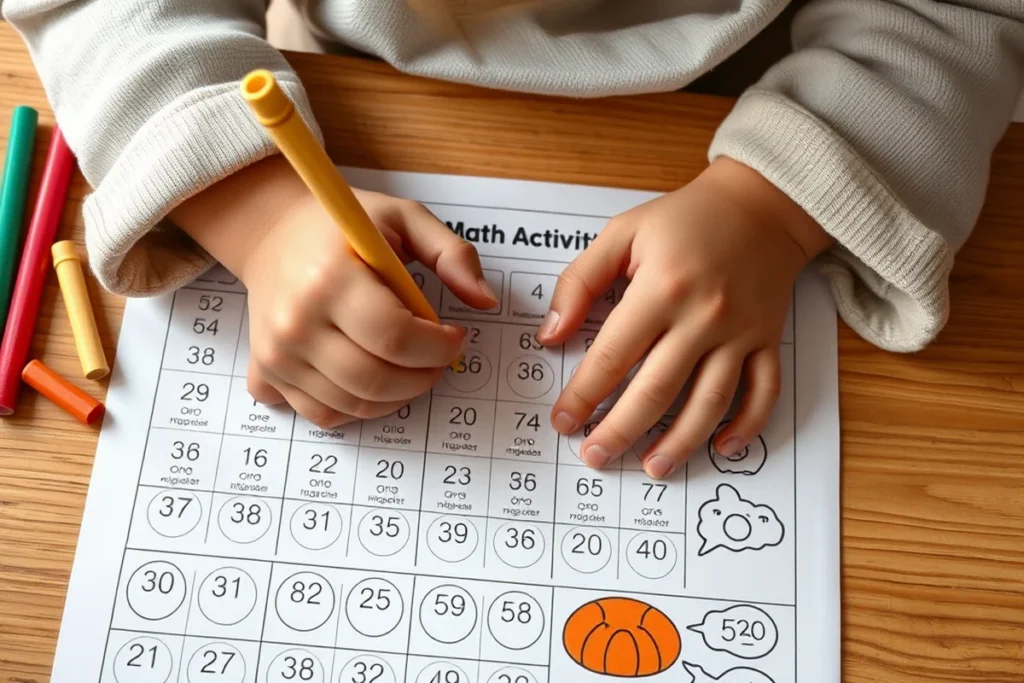 Early Math Activities Budget Printable