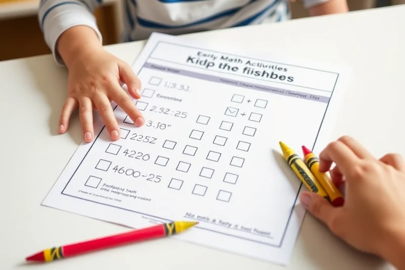 early math activities for preschoolers checklist — Early Math Activities For Preschoolers Checklist (step by step)