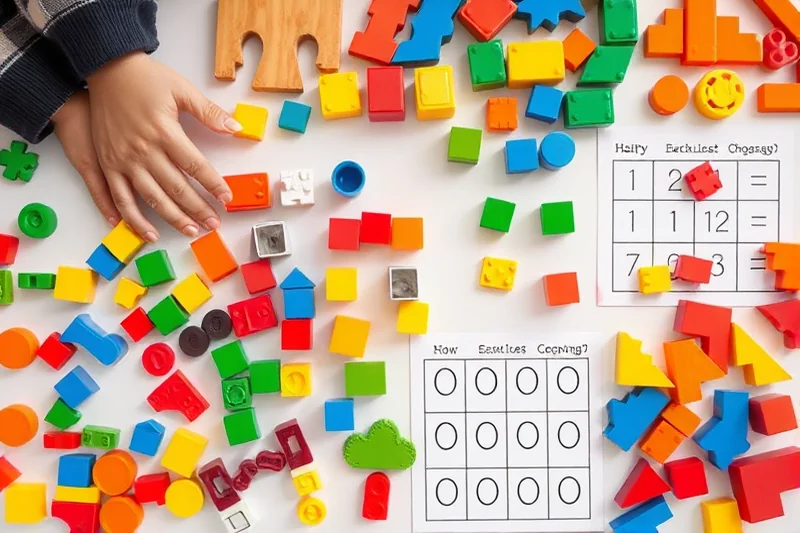 early math activities for preschoolers checklist — Early Math Activities For Preschoolers Checklist (the finished result)