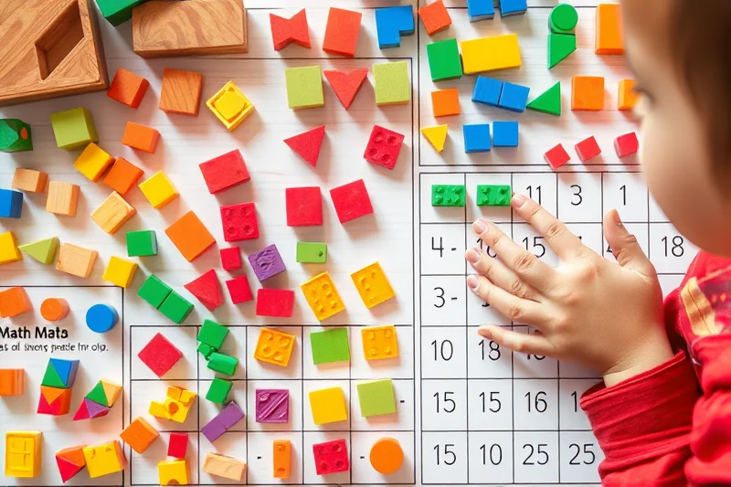easy early math activities games — Easy Early Math Activities Games (the finished result)