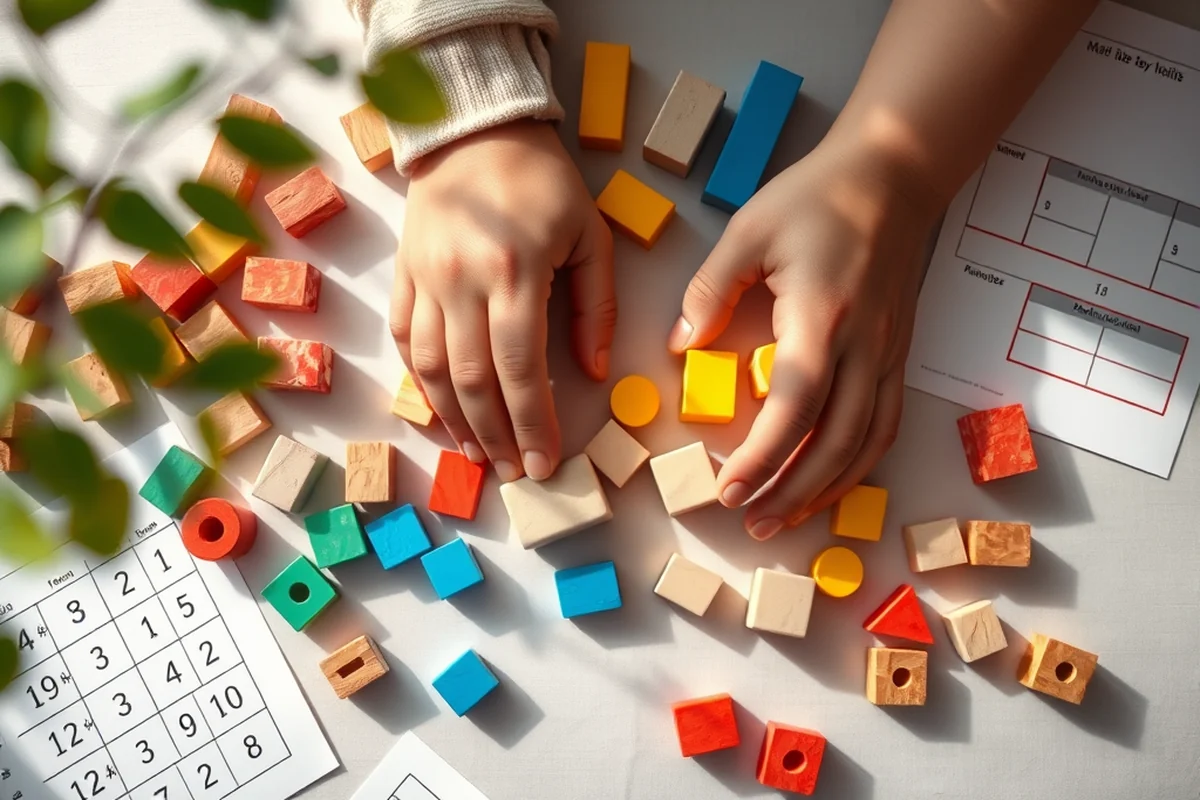 easy early math activities lesson — Easy Early Math Activities Lesson (the finished result)