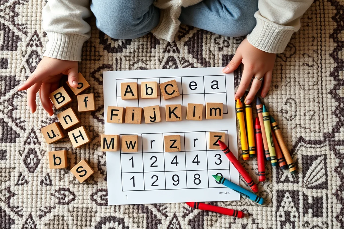 minimalist early math activity center — Minimalist Early Math Activity Center