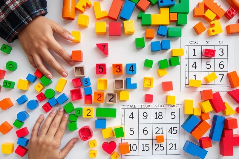 quick early math activities tips — Quick Early Math Activities Tips (the finished result)