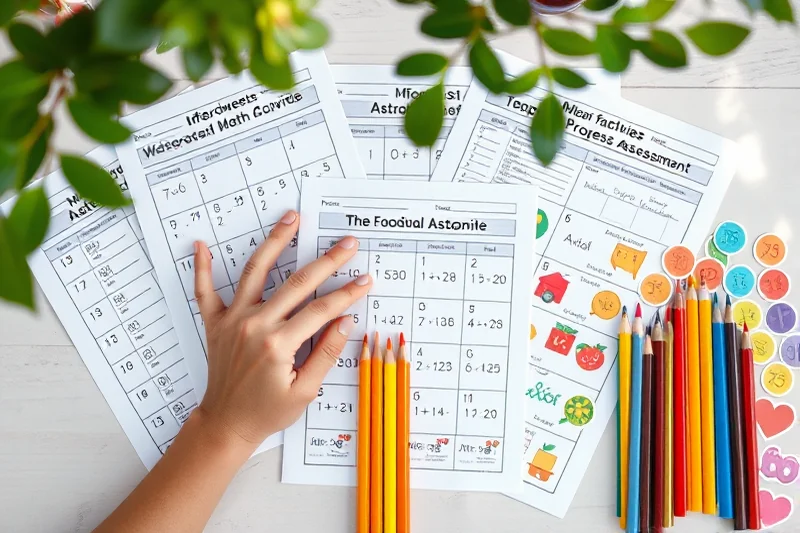 affordable early math activities progress assessment — Affordable Early Math Activities Progress Assessment (the finished result)