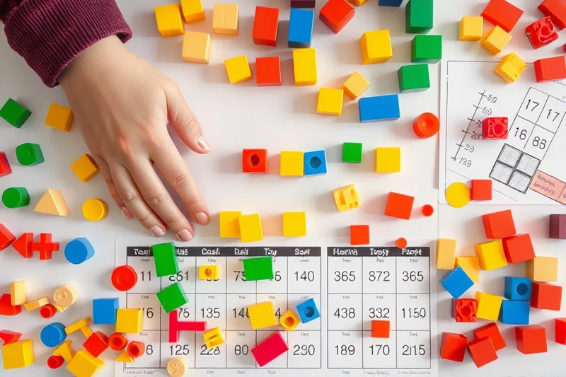 affordable early maths activities for 2 year olds — Affordable Early Maths Activities For 2 Year Olds (the finished result)