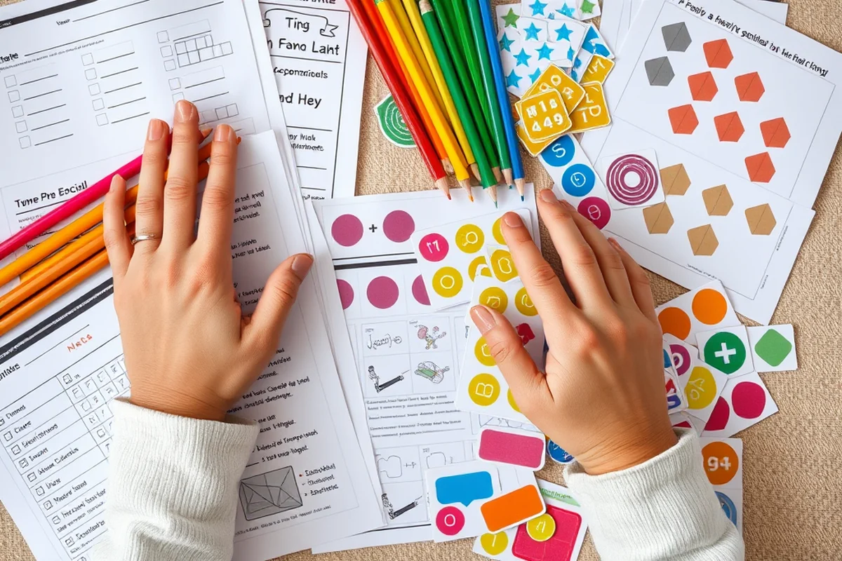 budget early math activities checklist — Budget Early Math Activities Checklist (the finished result)