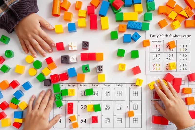 early math activities for toddlers on a budget — Early Math Activities For Toddlers On A Budget (the finished result)