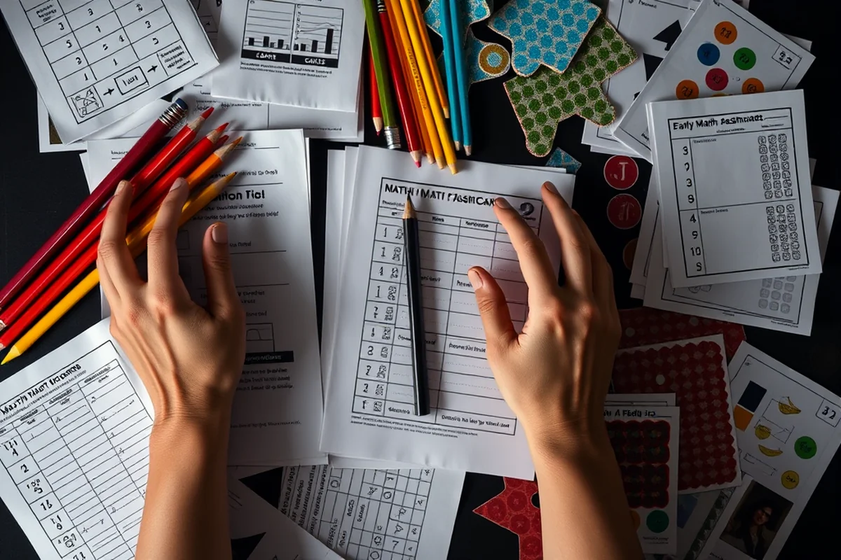 early math activities progress assessment on a budget — Early Math Activities Progress Assessment On A Budget (the finished result)