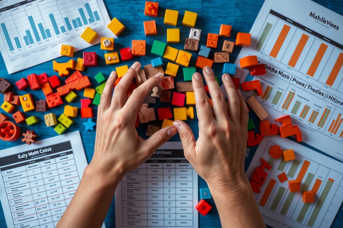 early math activities progress checklist — Early Math Activities Progress Checklist (the finished result)