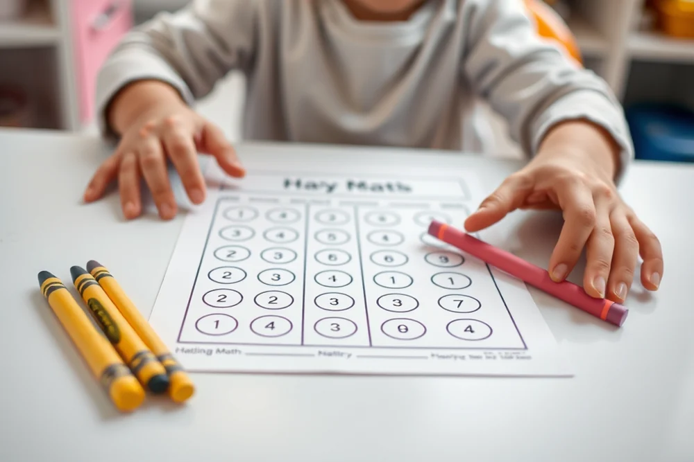 early math activity center — Early Math Activity Center (step by step)