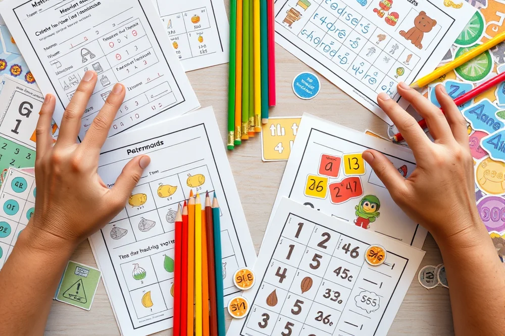 early math activity center — Early Math Activity Center (the finished result)