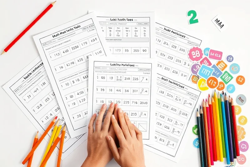 quick early math activities printables worksheets — Quick Early Math Activities Printables Worksheets (the finished result)