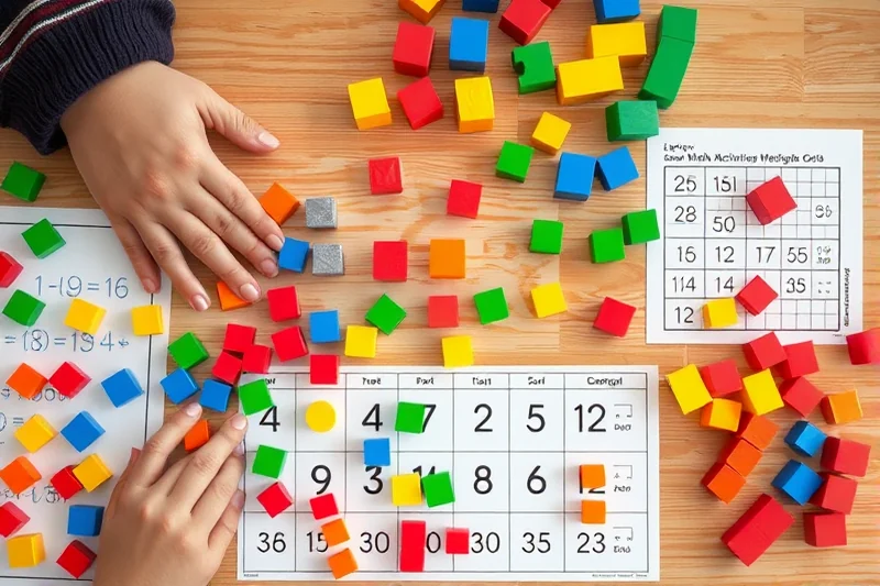 early math activities for preschool at home — Early Math Activities For Preschool At Home (the finished result)