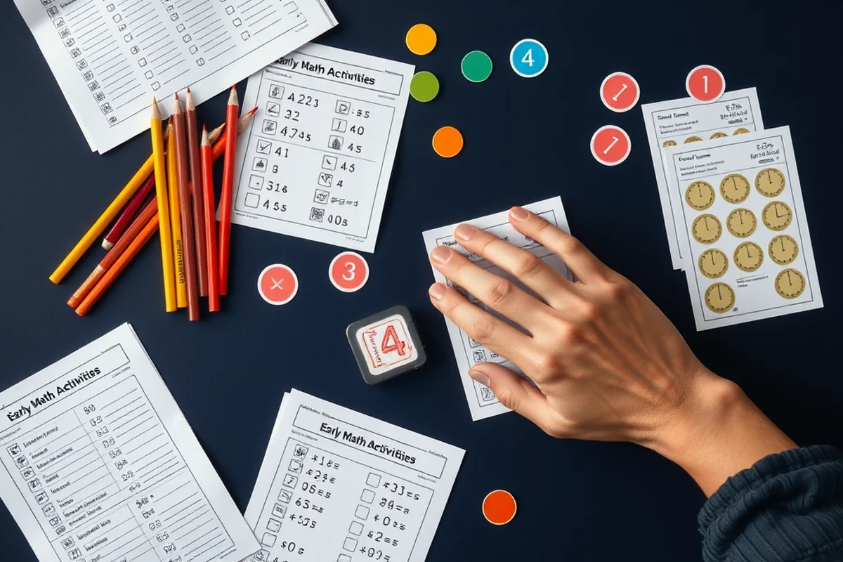 early math activities grade checklist — Early Math Activities Grade Checklist (the finished result)