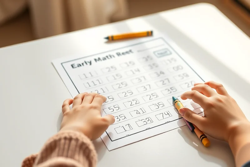 early math activities lesson printable — Early Math Activities Lesson Printable (step by step)