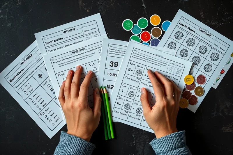 early math activities lesson printable — Early Math Activities Lesson Printable (the finished result)