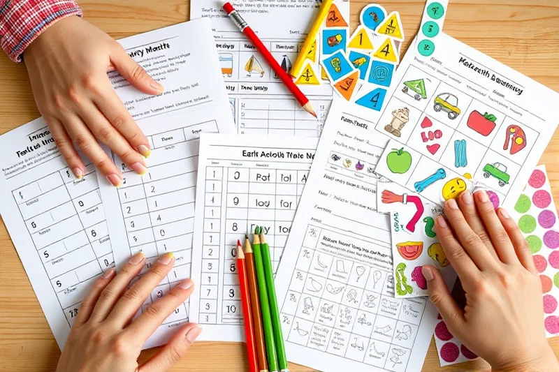 early math activity center lakeshore guide — Early Math Activity Center Lakeshore Guide (the finished result)